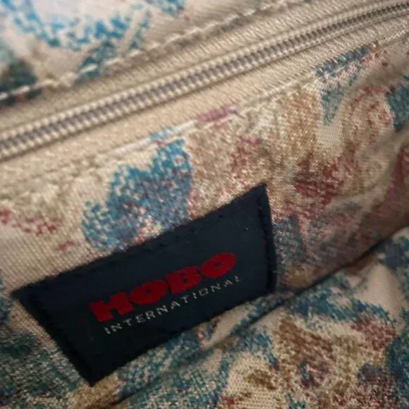 HOBO Turquoise Blue Leather Clutch Purse - Picture 5 of 6